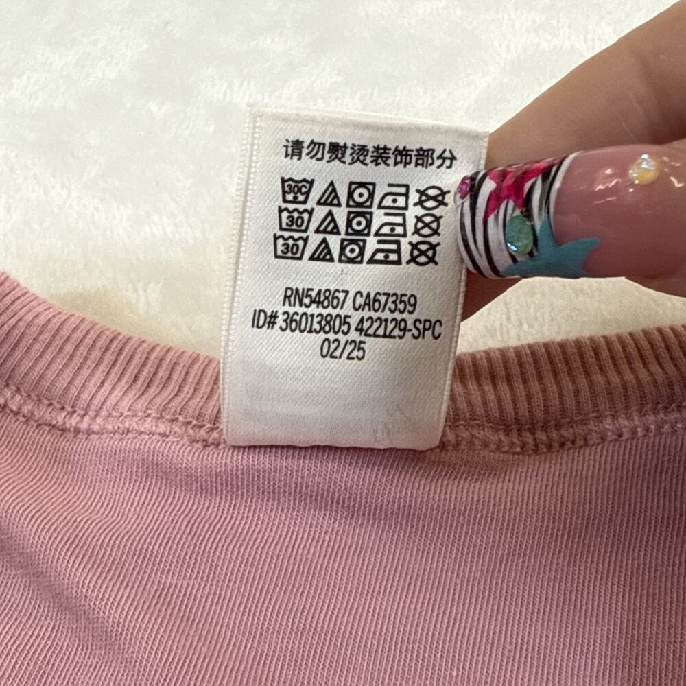 PINK Victoria's Secret Pink Striped Ribbed Tank Bra Top Size Small Bnfts Charity - Picture 9 of 10